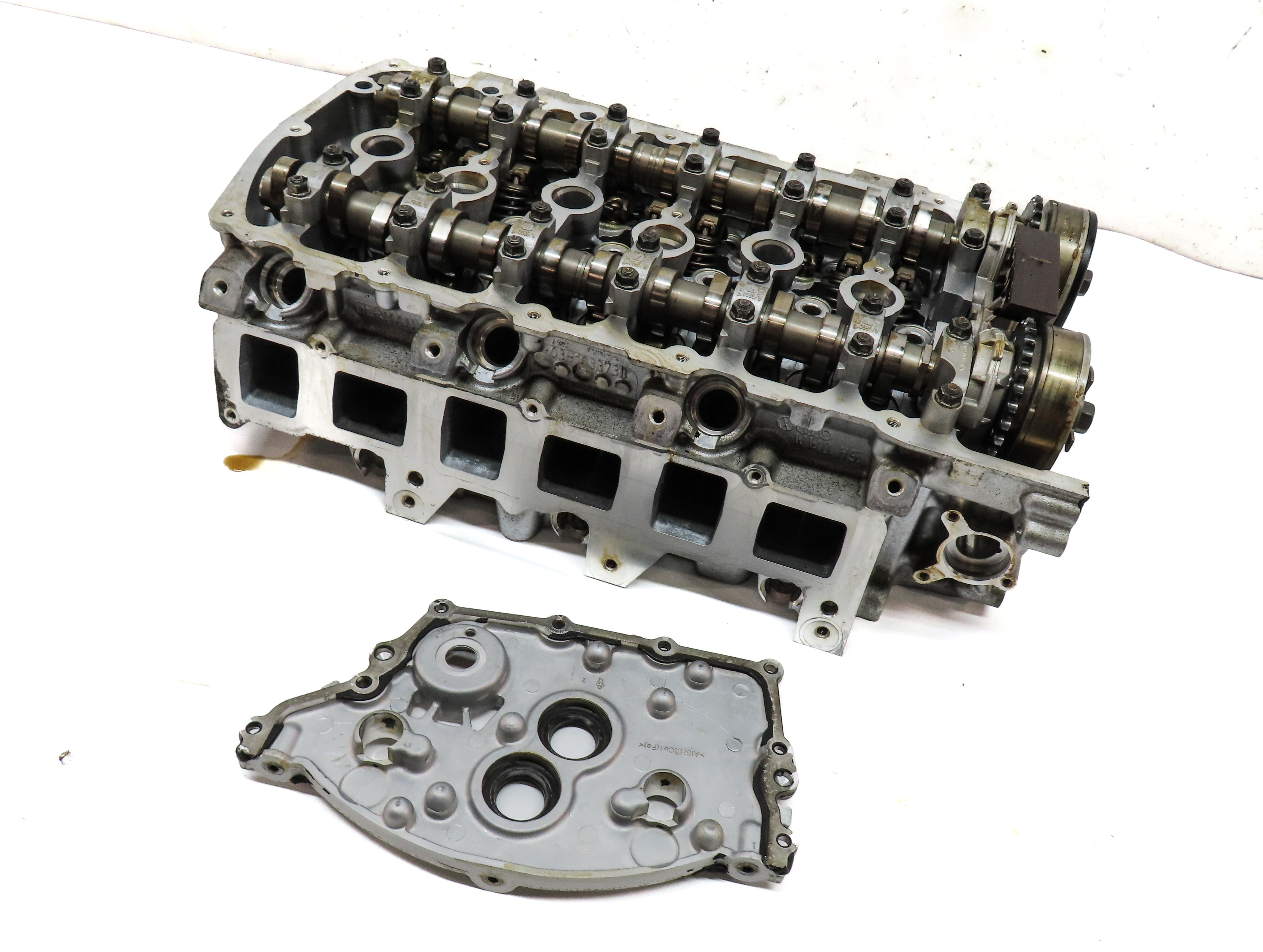 11-18 PORSCHE CAYENNE (958) 3.6L VR6 ENGINE CYLINDER HEAD ASSEMBLY (NON TURBO) — exact item pictured